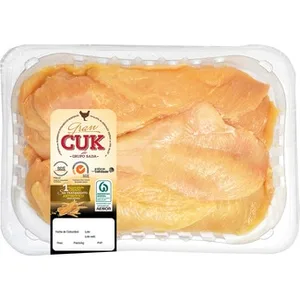 Filetes de Pechuga de Pollo Certificado Criado con Alimentación Vegetal Peso Aproximado Gran CUK 450 G