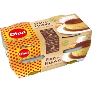 Flan de Huevo al Baño María sin Gluten Pack 4 Dhul