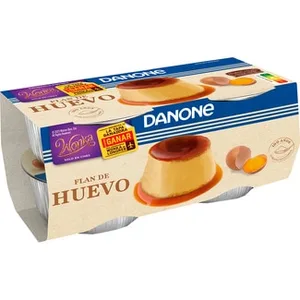Flan de Huevo Danone, Pack 4x100 G