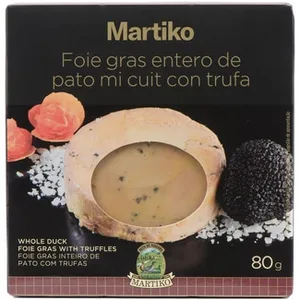 Foie Gras de Pato con Trufa Martiko, Tarrina 80 G