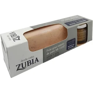 Foie Gras Entero de Pato Mi Cuit + Mermelada de Mango con Jengibre 50 G Zubia