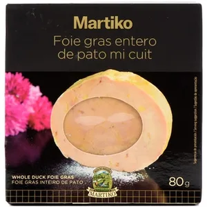 Foie Gras Entero de Oca Mi Cuit sin Gluten Martiko