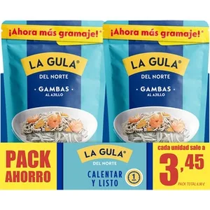 Fresca al Ajillo con Gambas sin Lactosa Pack 2  la Gula del Norte 130 G