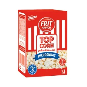 Frit Ravich Palomitas con Sal para el Microondas 3 Uds X 90 G. 270 G