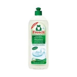 Froggy Detergente Lavavajillas a Mano Hipoalergénico y Ecológico (ideal para Biberones y Tetinas) Froggy 750 Ml.