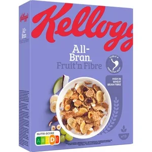 Fruta y Fibra Cereales de Desayuno Integrales con Fibra Natural Kellogg's All-bran