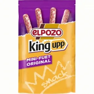 Fuet Snack Original King Upp Elpozo sin Gluten 40 G