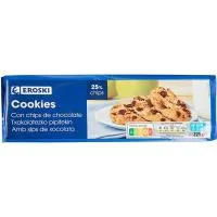 Galleta Cookies sin Palma Eroski, Paquete 225 G