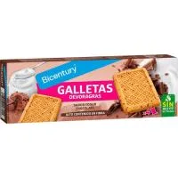 Galleta Devoragrasas Sabor Chocolate Bicentury, Caja 160 G