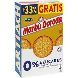 Galleta Dorada Marbú 0% Azúcar Más 33% 400 Gr