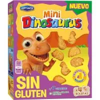 Galleta Mini Dinos sin Gluten Artiach, Caja 160 G