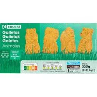 Galletas Animales Eroski, Caja 330 G