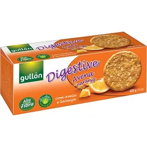 Galletas con Avena y Naranja  Gullon Digestive 425 G