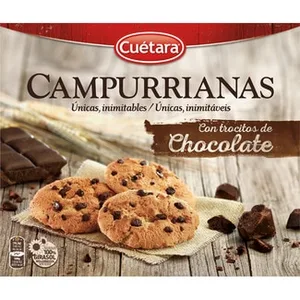 Galletas Campurrianas con Pepitas de Chocolate Cuétara 350 G.