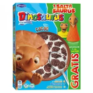 Galletas de Cereales a Cucharadas con Cacao y Vitaminas Artiach Dinosaurus 320 G.