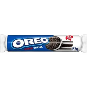 Galletas de Chocolate Rellenas de Doble Crema  Oreo 157 G