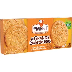 Galletas de Mantequilla Grandes con Pepitas de Sal ST Michel