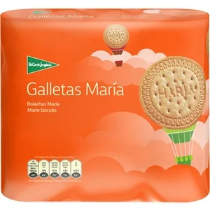 Galletas María 4 Paquetes X 200 G  el Corte Ingles 800 G