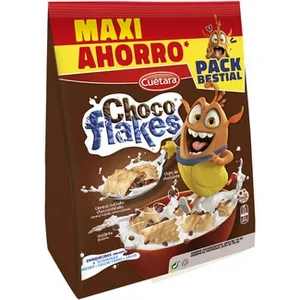 Galletas Rellenas de Chips de Chocolate Pack Bestial Cuetara Choco Flakes