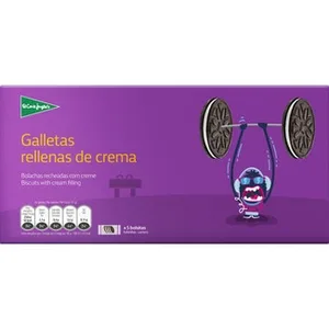 Galletas Rellenas de Crema 5 Bolsitas con 4 Galletas  el Corte Ingles 220 G