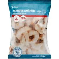 Gamba Pelada Grande 40/60 Piezas la Sirena, Bolsa 450 G