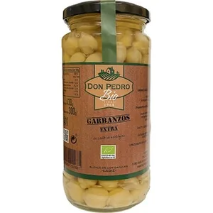 Garbanzo Cocido Extra de Cultivo Ecológico  DON Pedro 300 G
