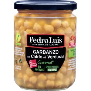 Garbanzo Pedrosillano con Caldo de Verduras 445 Gr