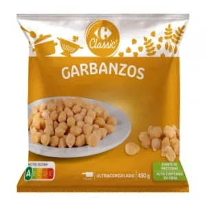Garbanzos Congelados Carrefour Classic' 450 G.