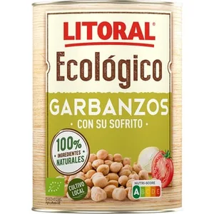 Garbanzos Ecológicos Pedrosillano con Su Sofrito sin Gluten Litoral