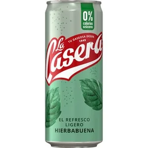 Gaseosa Sabor Hierbabuena 0% Azúcares y Calorías  la Casera 33 CL