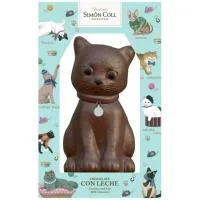 Gato de Chocolate con Leche Pintado Simón Coll, 1 Ud, 165 G