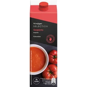 Gazpacho con Aove 3% sin Gluten el Corte Ingles Selection