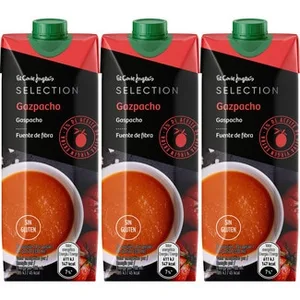 Gazpacho con Aove 3% sin Gluten Pack 3 Unidades el Corte Ingles Selection
