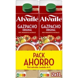 Gazpacho Original Pack Ahorro 2 Unidades Alvalle
