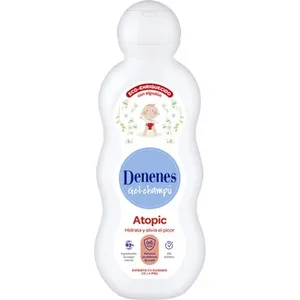 Gel-champú para Pieles Atópicas con Algodón sin Sulfatos  Denenes 600 ML
