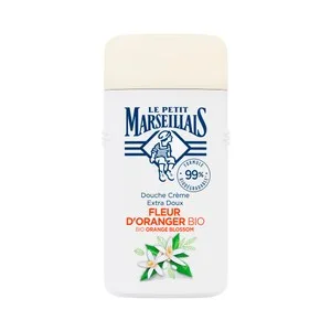 LE Petit Marseiliais Gel Crema para Baño o Ducha Extra Suave, Hidratante y Nutritivo con Flor de Azahar 250 Ml.