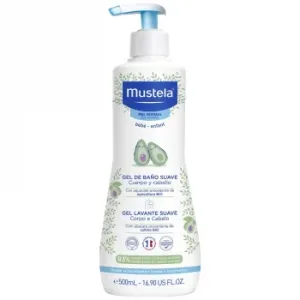 Gel de Baño Suave Cuerpo y Cabello Mustella 500 Ml.
