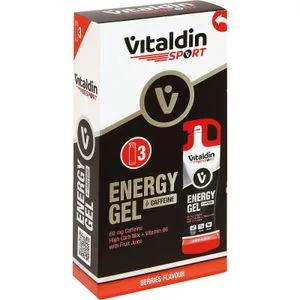 Gel de Cafeína con Frutos Rojos 3 u