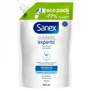 Gel de Ducha Hidratante Protector Cuidado Experto Sanex Recambio 950 Ml.