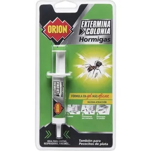 Gel Jeringa Mata Hormigas y Pececitos de Plata Orion