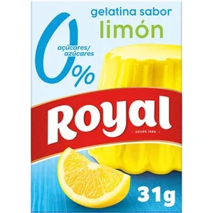 Gelatina con Sabor a Limón y Vitamina C  Royal 31 G