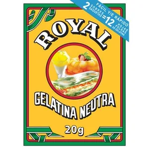 Royal Gelatina en Polvo Neutra Royal 20 G.