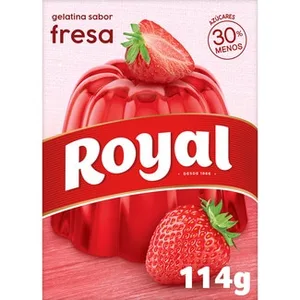 Gelatina Sabor Fresa 10 Raciones Royal