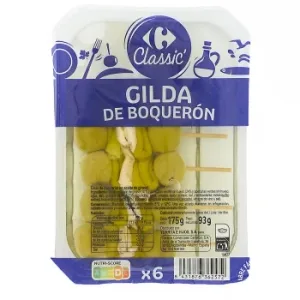 Gildas de Boquerón en Vinagre Classic Carrefour 6 Ud.