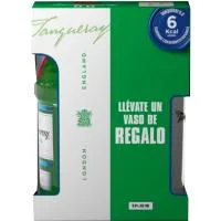 Ginebra sin Alcohol Tanqueray 0.0, Botella 70 Cl + Vaso