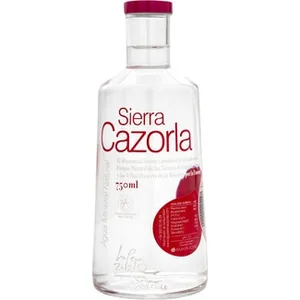 Glass Agua Mineral Natural (envase de Vidrio) Sierra Cazorla 75 CL