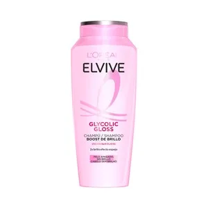 Elvive Glycolic Gloss Champú con Ácido Glicólico para Cabellos Apagados y sin Brillo 700 Ml.