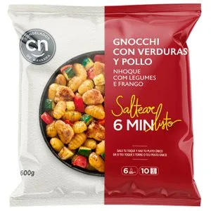 Gnocchis Verduras y Pollo 600 Gr