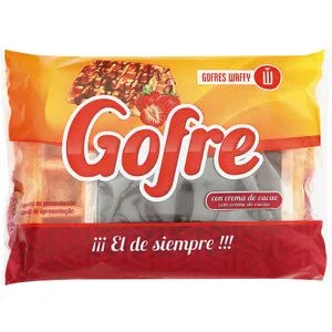 Gofre con Chocolate 120 Más 20 G 140 Gr