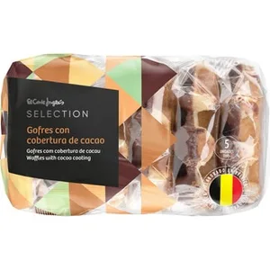 Gofres con Cobertura de Cacao 5 Unidades  el Corte Ingles Selection 300 G